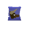 Bronze bull rush scroll