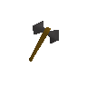 Iron battleaxe