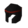 Black med helm