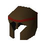 Bronze med helm