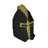 Elite black full helm
